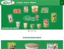 Tablet Screenshot of camlait.com